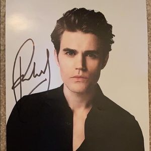 FINAL PRICE paul wesley authentic autograph